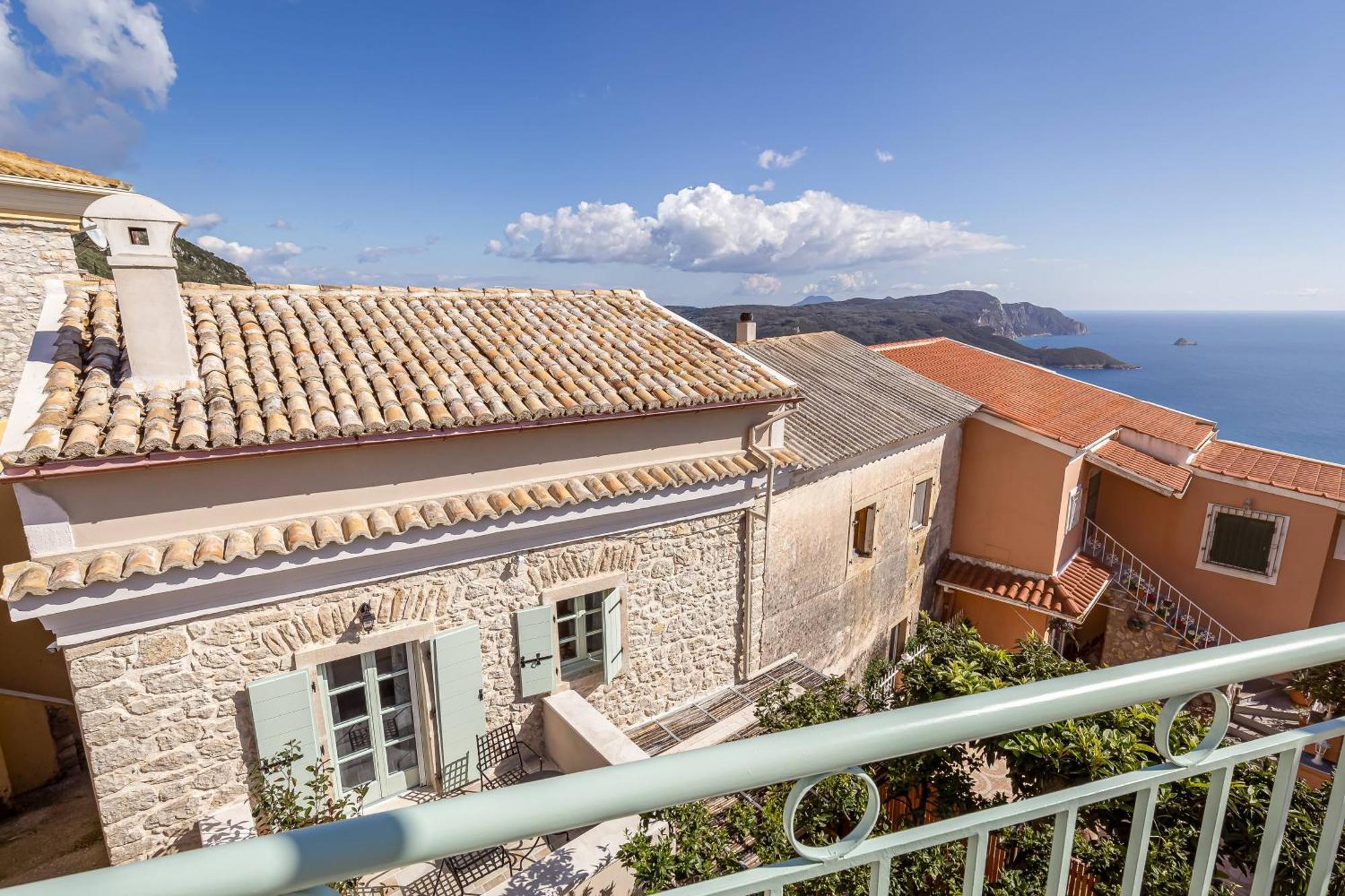 Courtyard Cottage Corfu Lákones Exteriör bild