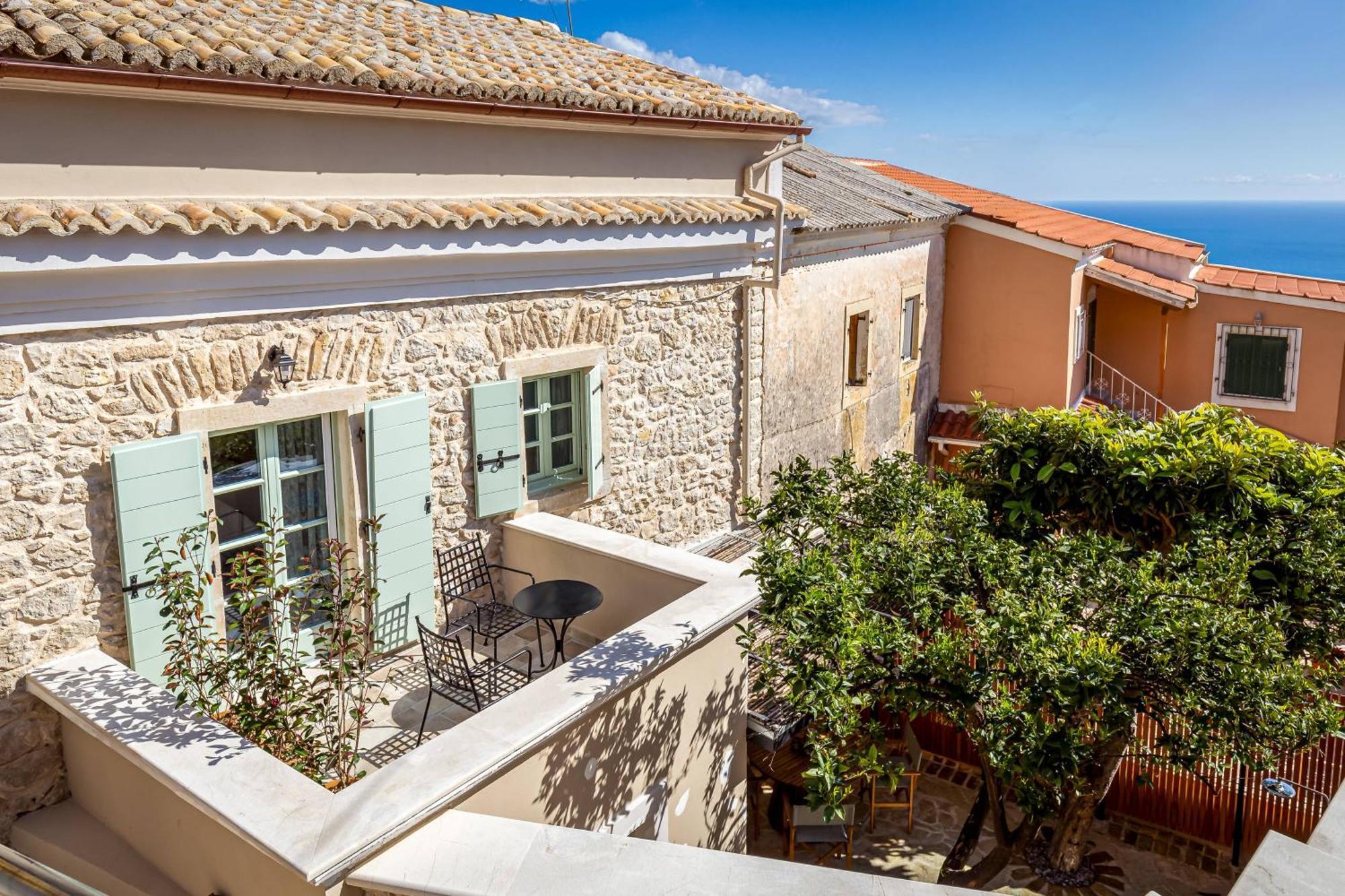 Courtyard Cottage Corfu Lákones Exteriör bild