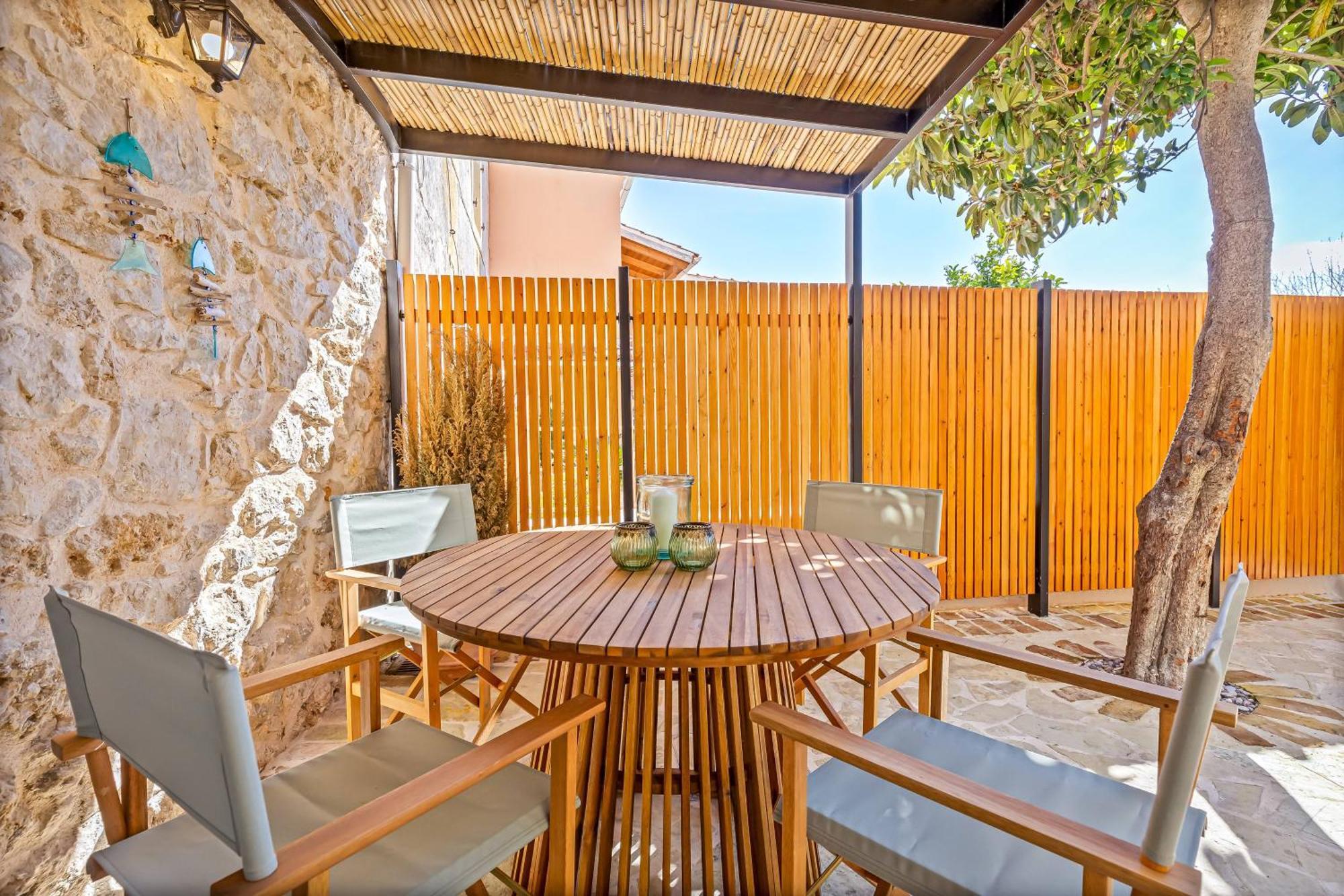 Courtyard Cottage Corfu Lákones Exteriör bild