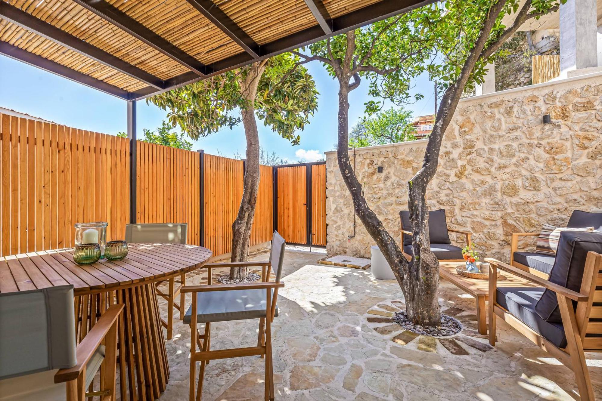 Courtyard Cottage Corfu Lákones Exteriör bild